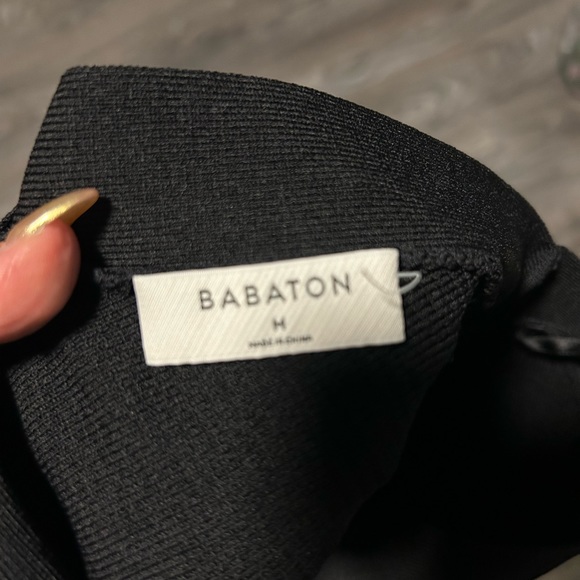 NWOT Babaton black cross tank - Picture 2 of 4